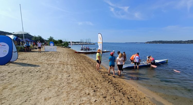 Beach rowing Saint-Chamas